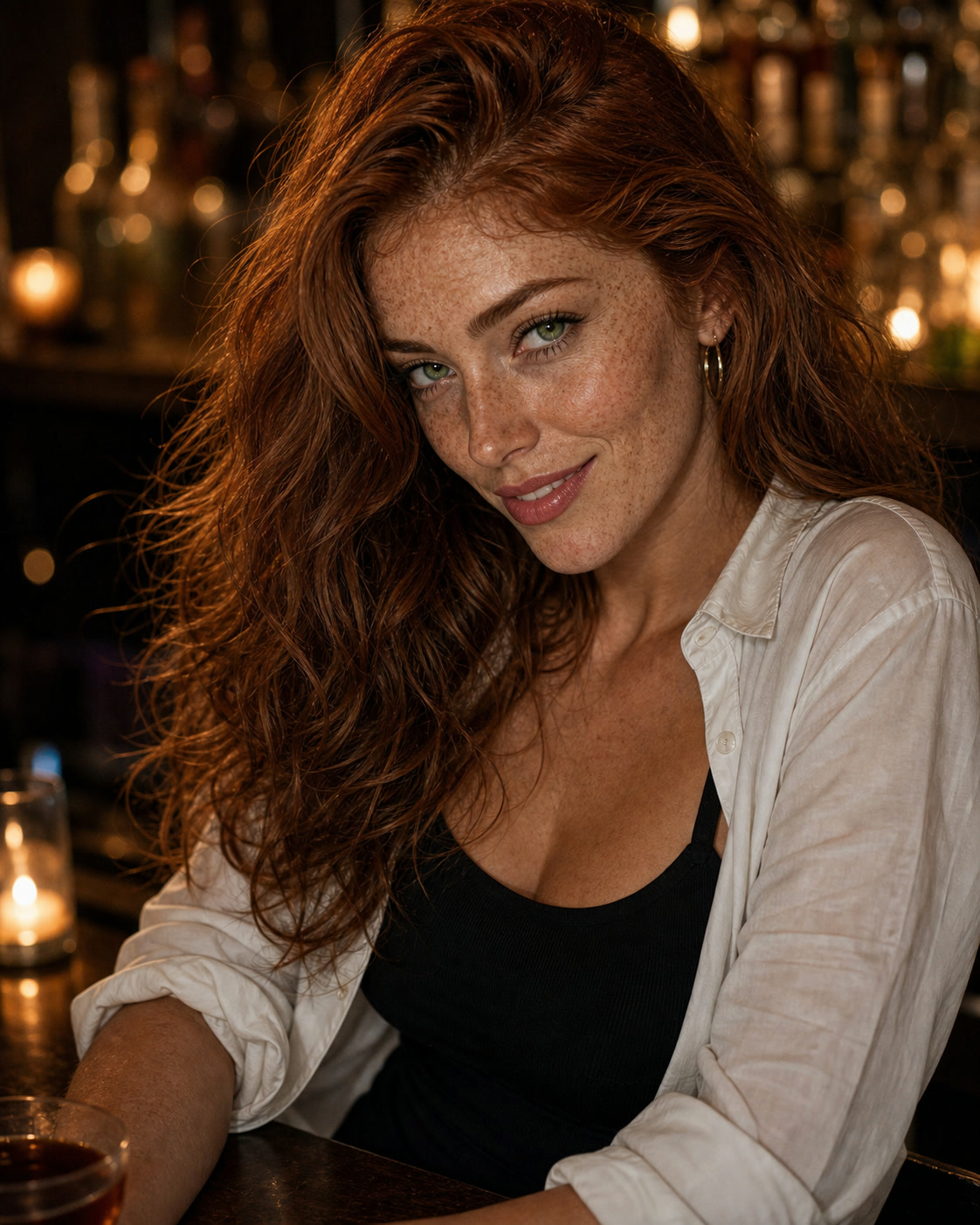 Mia portrait 2, fictional adult AI companion