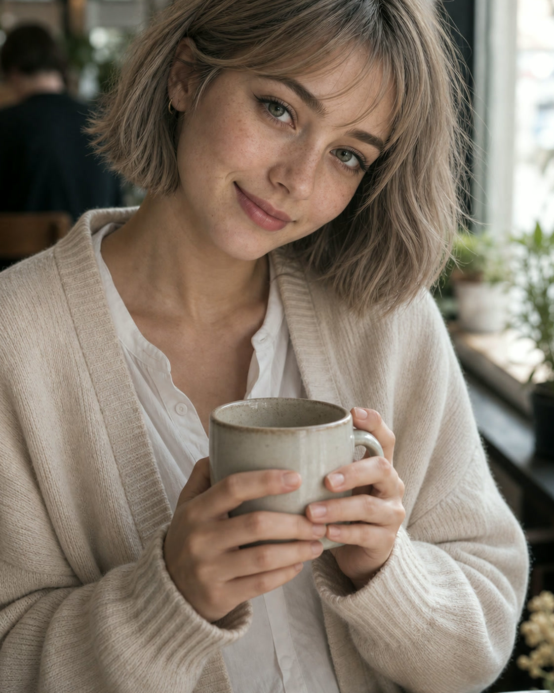 Sofia portrait 4, fictional adult AI companion